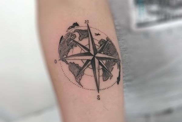 rosa dei venti tattoo milano