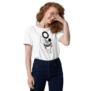 Maglietta in cotone organico unisex "Inspira, Espira"
