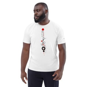 Maglietta in cotone organico unisex "Il Tetto, la Luna"